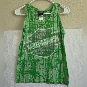 Harley Davidson burnout tank top